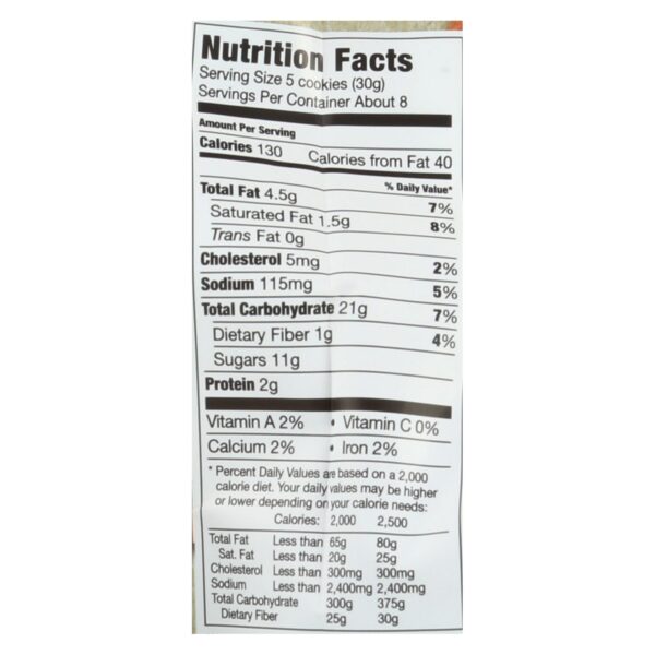 Mi-del's Gluten-free Chocolate Chip Crunchy Cookies  - Case Of 8 - 8 Oz - Image 2