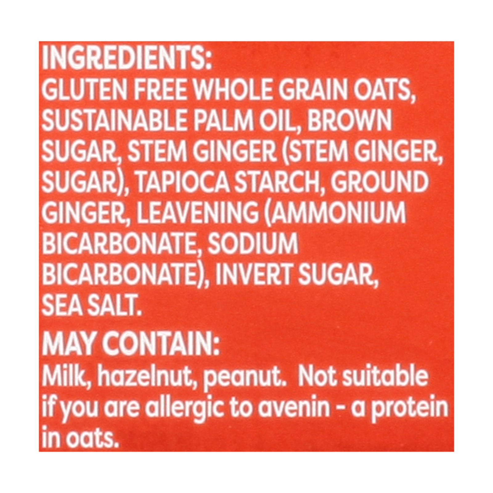 Nairn's - Cookie Gluten Free Ginger Oat Graham - Case Of 6-5.64 Oz - Image 2