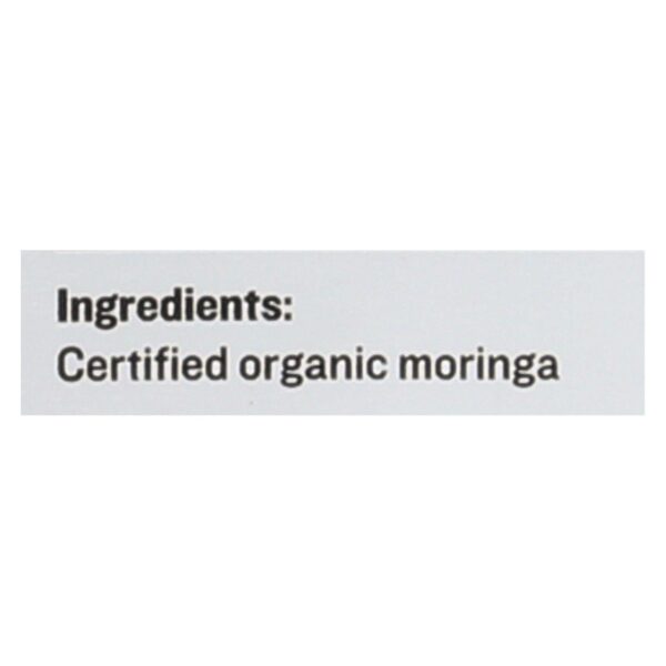 Sunfood Superfoods Organic Moringa Powder - 1 Each - 8 Oz - Image 2