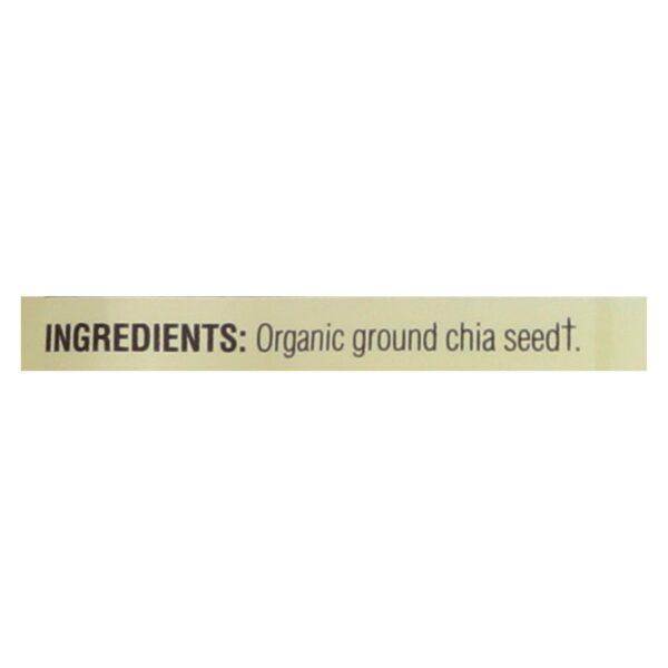 Spectrum Essentials Organic Chia Seed - Ground - 10 Oz - Image 2