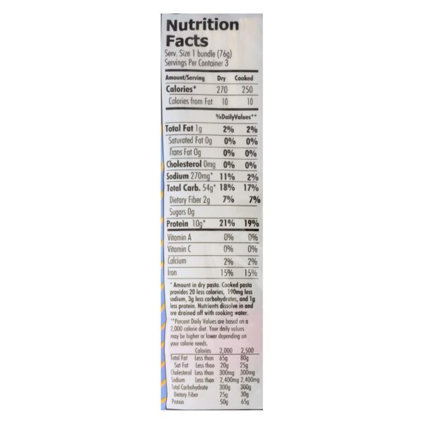 Organic Planet Traditional Whole Wheat Lomein Oriental Noodles - Case Of 12 - 8 Oz. - Image 2