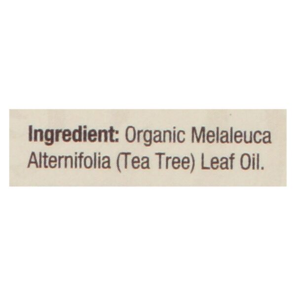 Nature's Answer - Organic Essential Oil - Tea Tree - 0.5 Oz. - Image 2