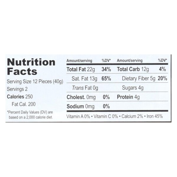 Equal Exchange Organic Chocolate Bar - Extreme Dark - Case Of 12 - 2.8 Oz. - Image 2