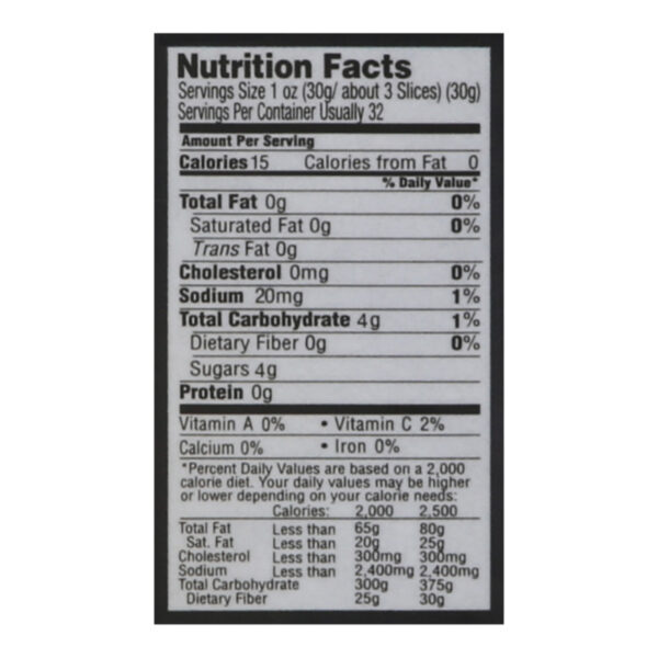 Stamey's - Pickles Bread And Butter - Case Of 6 - 32 Ounces - Image 2