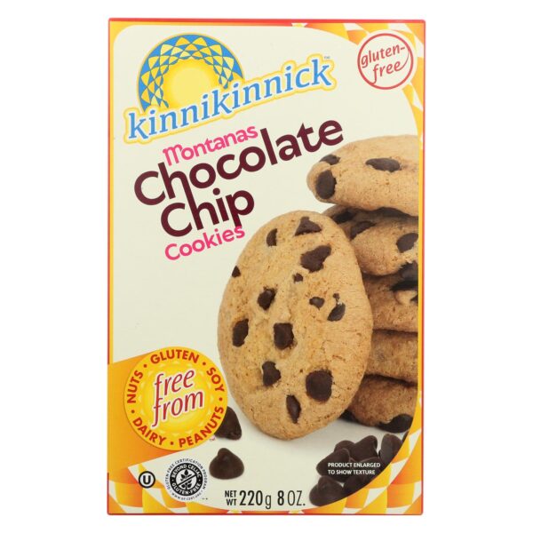 Kinnikinnick Cookies - Chocolate Chip - Case Of 6 - 8 Oz. - Image 2