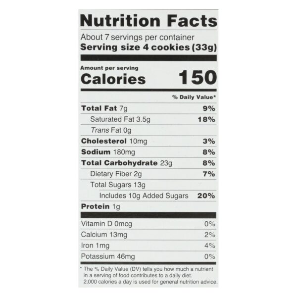 Kinnikinnick Cookies - Chocolate Chip - Case Of 6 - 8 Oz. - Image 3