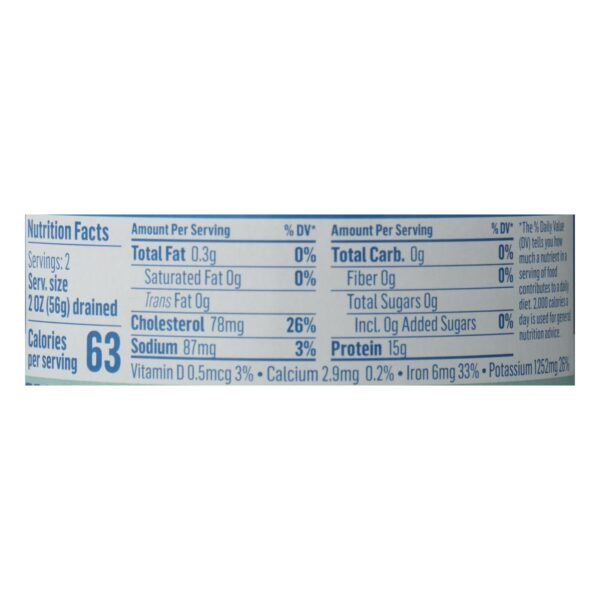 Fish Tales - Tuna Skipjck In Water - Case Of 12-5 Oz - Image 2
