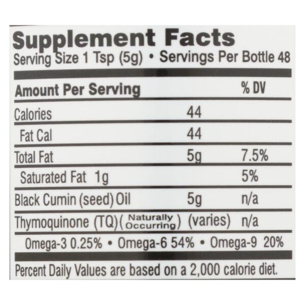 Black Seed - Black Seed Oil Egyptian - 1 Each - 8 Fz - Image 2