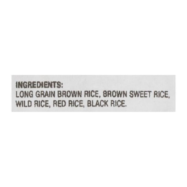 Lundberg Family Farms Wild Blend Whole Grain Brown Rice - Single Bulk Item - 25lb - Image 2