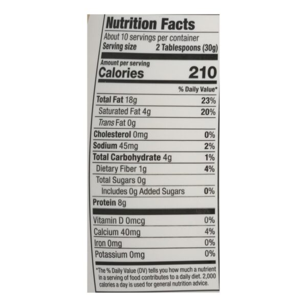 Mighty Sesame Company - Tahini Organic Fine Sesame - Case Of 8 - 10.9 Oz - Image 2