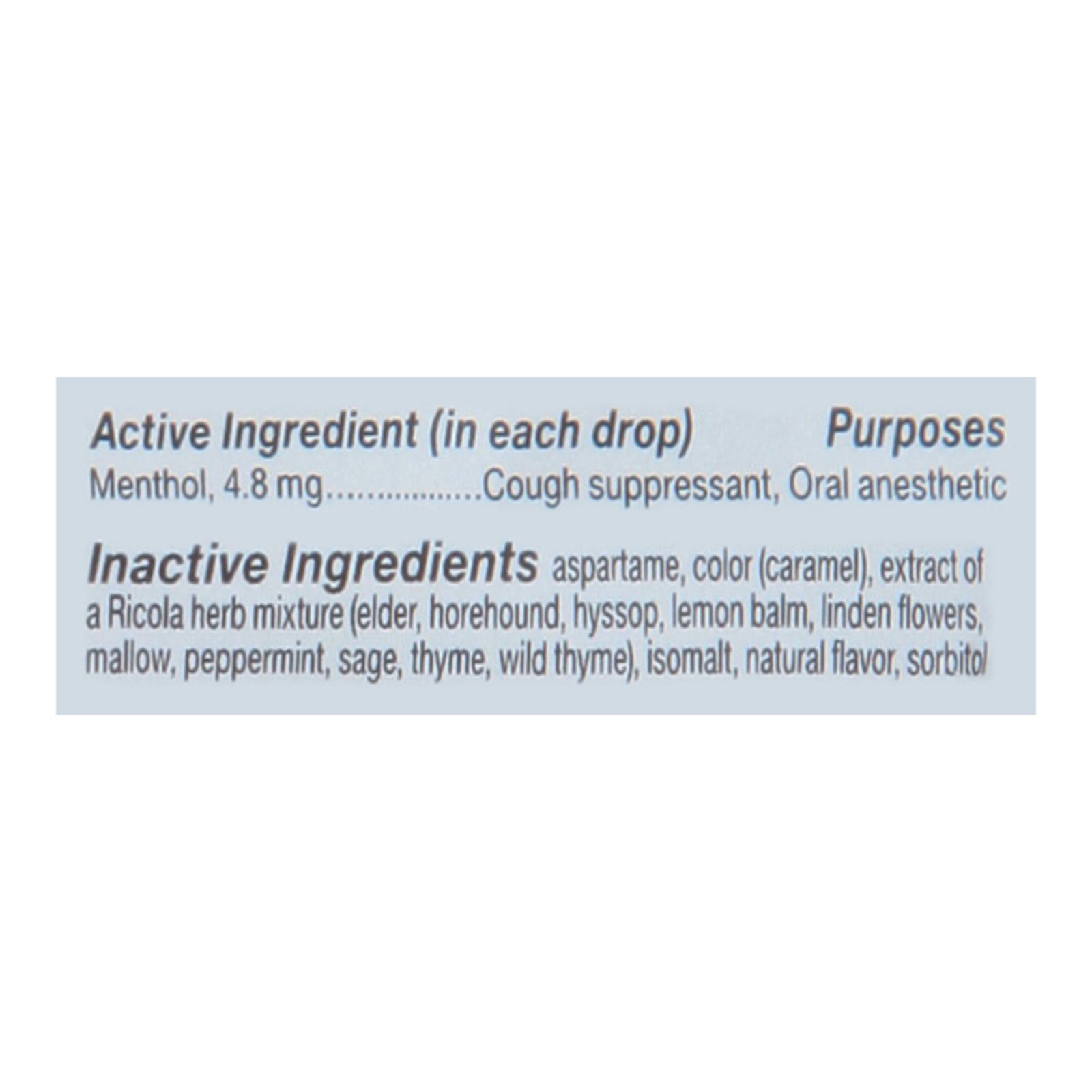 Ricola - Cough Drop Sugar Free Swiss Herb - Case Of 8-19 Ct - Image 2