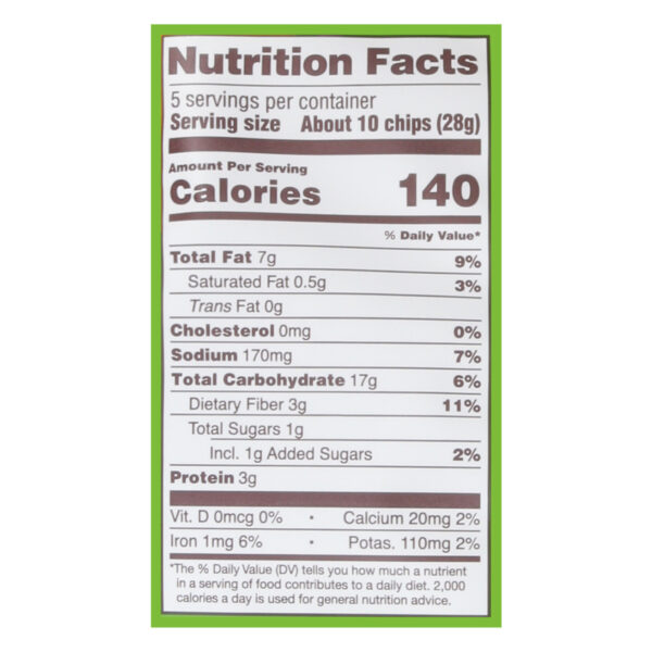 Hippeas - Tortilla Chips - Chickpea Snacks - Sea Salt & Lime - Case Of 12 - 5 Ounces - Image 2