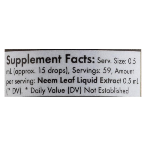 Neem Aura Organic Neem Extract - 1 Fl Oz - Image 2