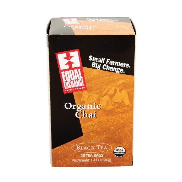 Equal Exchange Organic Chai Tea - Chai Tea - Case Of 6 - 20 Bags - Image 2