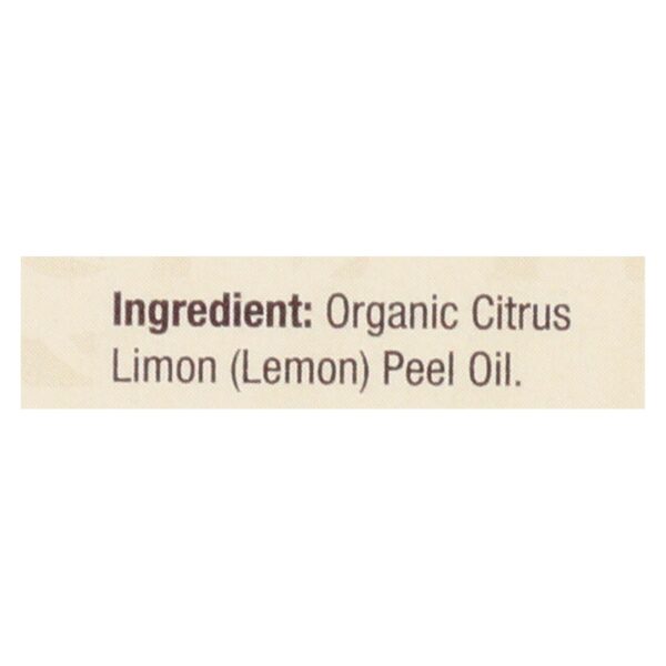 Nature's Answer - Organic Essential Oil - Lemon - 0.5 Oz. - Image 2