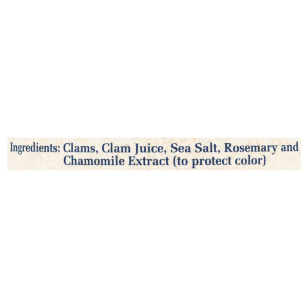 Bar Harbor - Clams Whole Gourmet Ocean - Case Of 12-6.5 Oz - Image 2