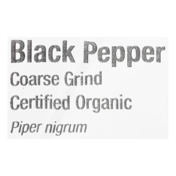 Frontier Herb Organic Coarse Black Pepper - Single Bulk Item - 1lb - Image 2