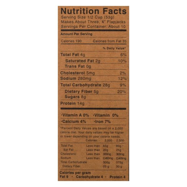 Kodiak Cakes Power Cakes Dark Chocolate Flapjack And Waffle Mix  - Case Of 6 - 18 Oz - Image 2