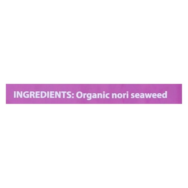 Emerald Cove Organic Pacific Sushi Nori - Toasted - Silver Grade - 50 Sheets - Case Of 4 - Image 2