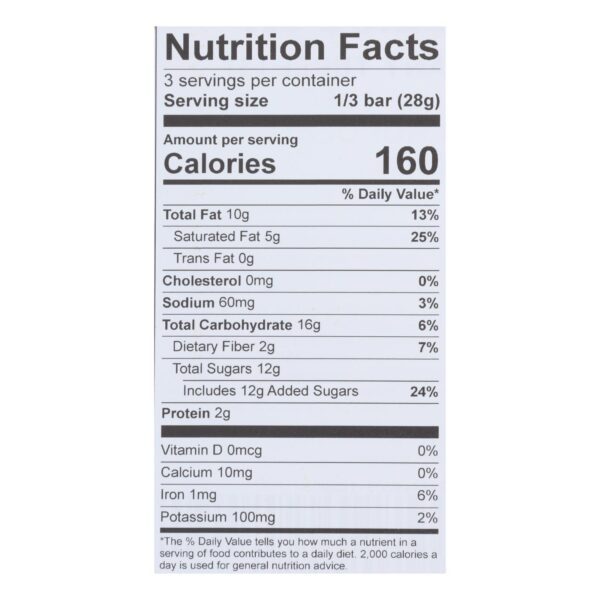 Theo Chocolate Salted Toffee - 55 Percent Dark Chocolate - Case Of 12 - 3 Oz. - Image 2
