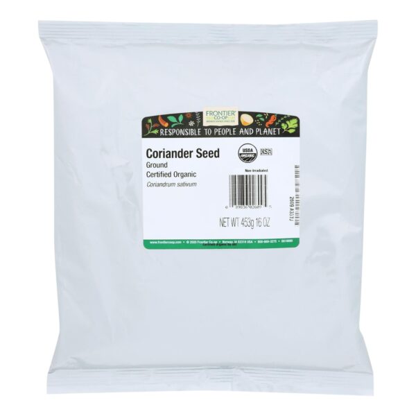 Frontier Herb Coriander Seed Organic Ground - Single Bulk Item - 1lb - Image 2