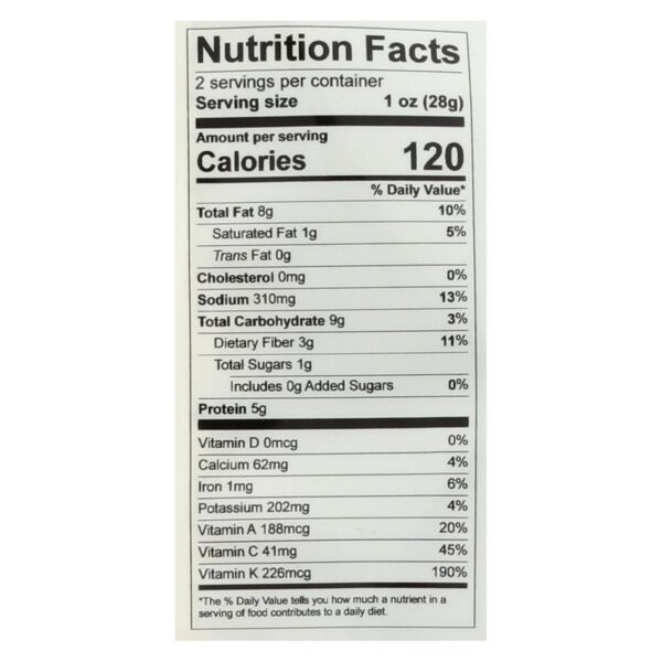 Brad's Plant Based - Crunchy Kale - Cheeze It Up - Case Of 12 - 2 Oz. - Image 2