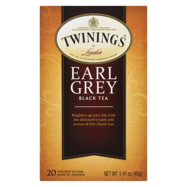 Twinings Tea Earl Grey Tea - Black Tea - Case Of 6 - 20 Bags - Image 2