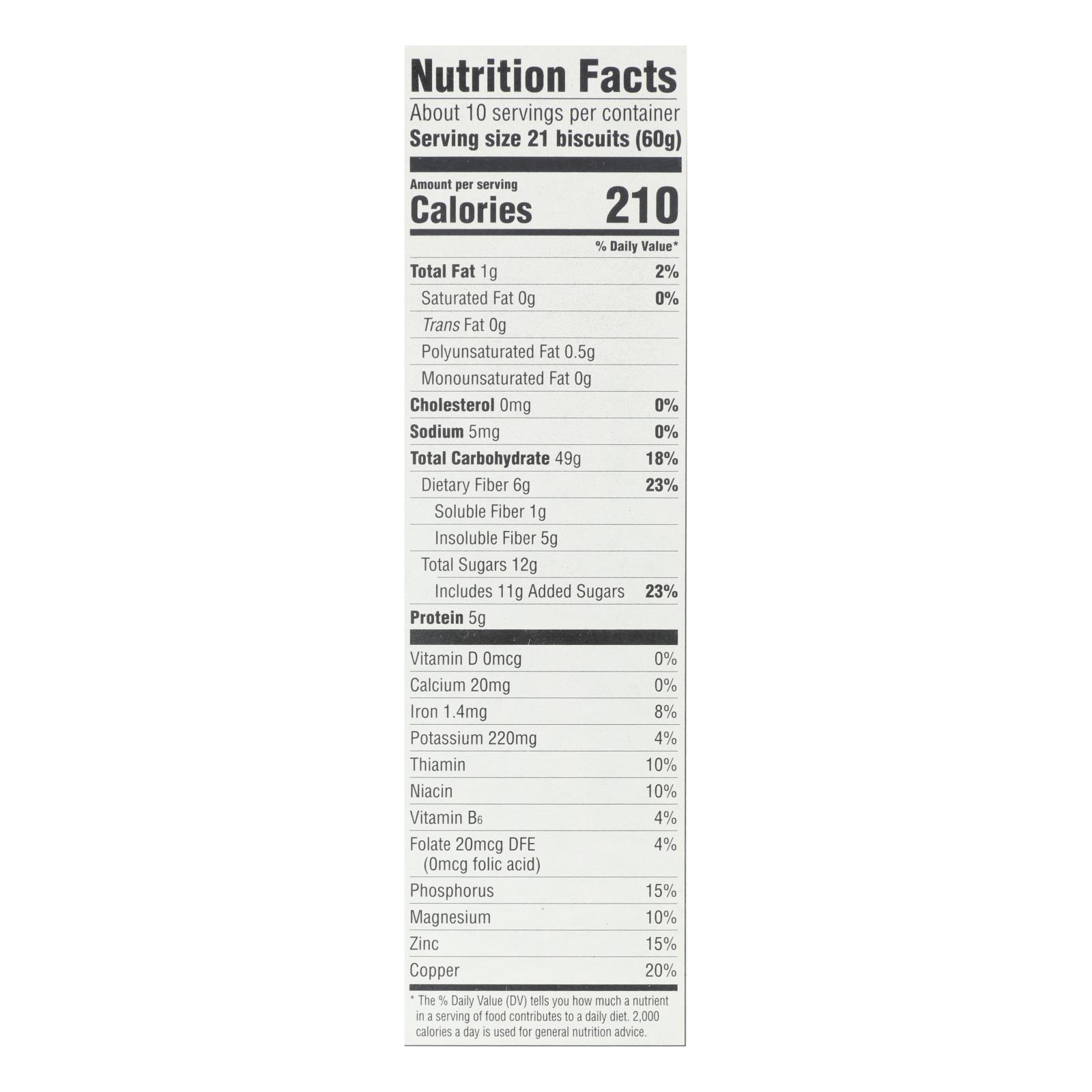 Mom's Best Cereal® Lightly Sweetened Whole Wheat Cereal Blueberry Wheatfuls - Case Of 12 - 22 Oz - Image 2