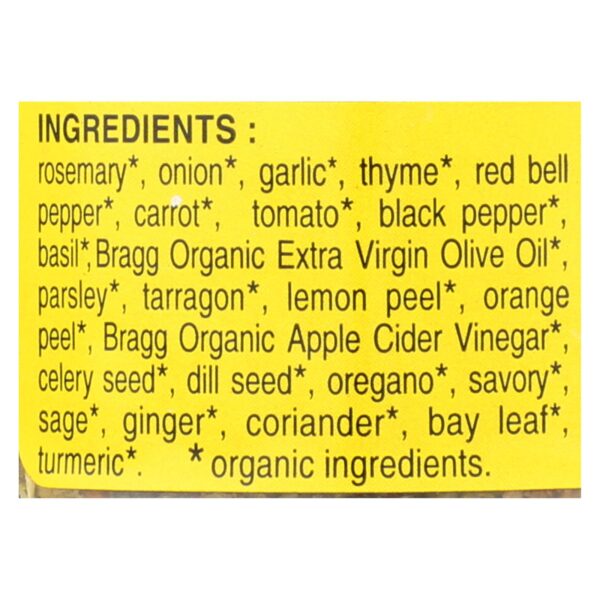 Bragg - Seasoning - Organic - Bragg - Sprinkle - Natural Herbs And Spices - 1.5 Oz - Case Of 12 - Image 2
