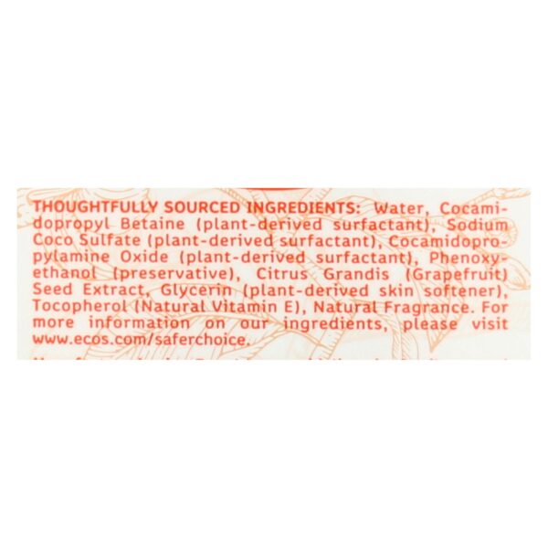 Earth Friendly Hand Soap - Orange Blossom - Case Of 6 - 17 Fl Oz - Image 2