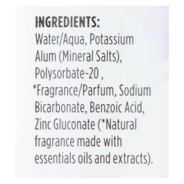 Crystal Essence Mineral Deodorant Body Spray Lavender And White Tea - 4 Fl Oz - Image 2