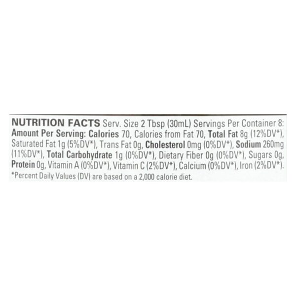 Organic Ville Sun Dried Organic Vinaigrette - Tomato And Garlic - Case Of 6 - 8 Fl Oz. - Image 2