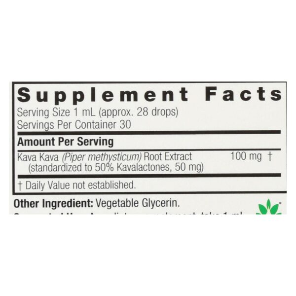 Nature's Answer - Kava 6 Extract - Alcohol Free - 1 Oz - Image 2