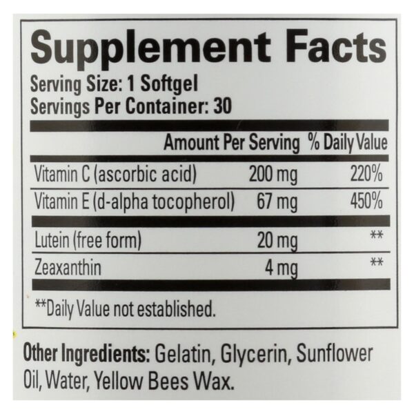 Quantum Research - See Lutein Eye Health - 1 Each - 30 Sgel - Image 2