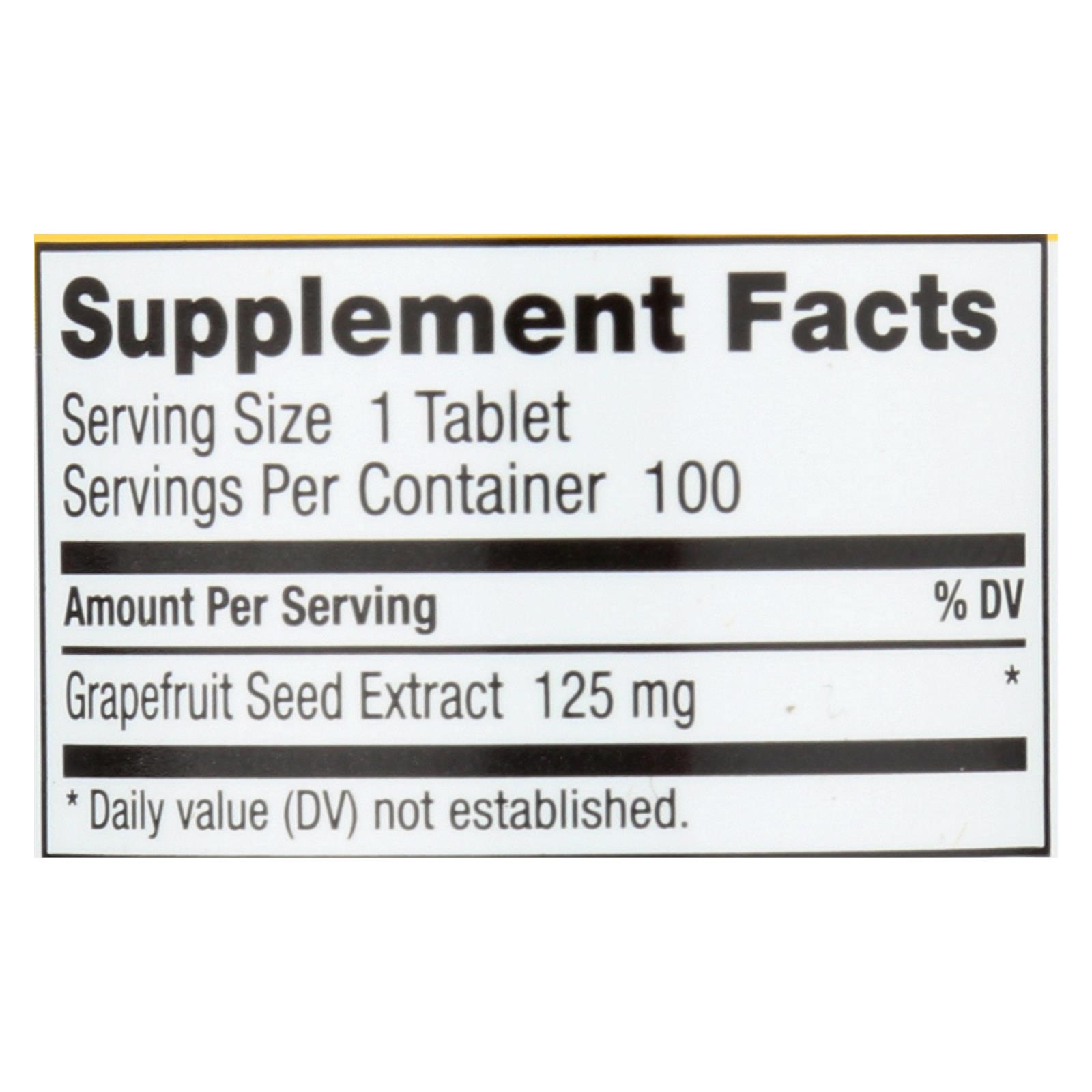 Nutribiotic - Supp Grapefruit Seed Extrct 125 - 1 Each 1-100 Ct - Image 2