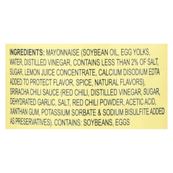 Lee Kum Kee Mayonnaise - Sriracha - Case Of 6 - 15 Fl Oz - Image 2