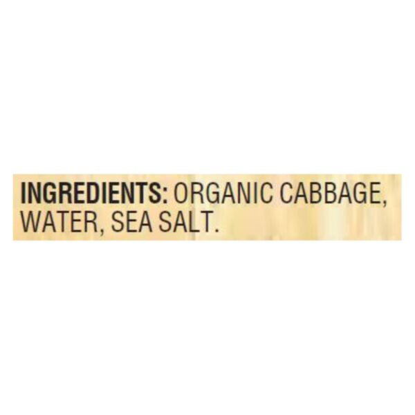 Woodstock Organic Sauerkraut - Case Of 12 - 16 Oz - Image 3