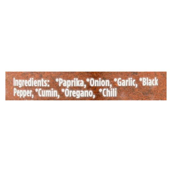 Spicely Organics - Organic Taco Seasoning - Case Of 3 - 1.8 Oz. - Image 2