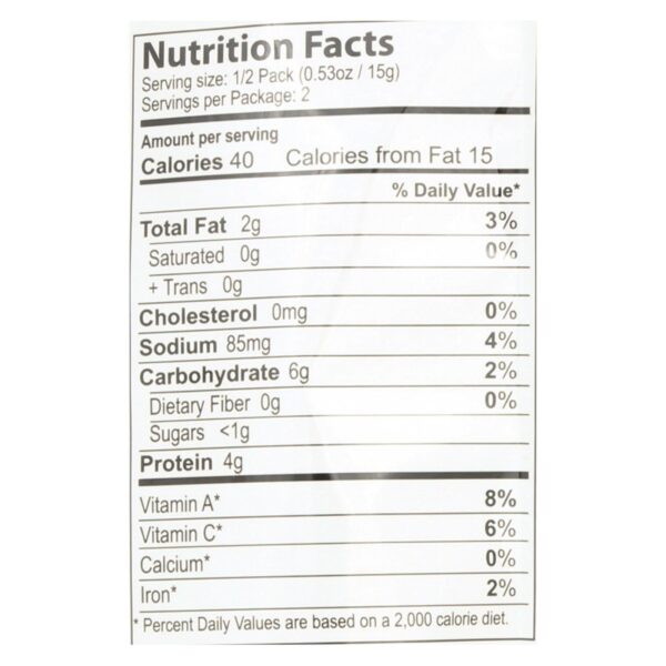 Seasnax Chomperz Onion Crunchy Seaweed Chips  - Case Of 8 - 1 Oz - Image 2