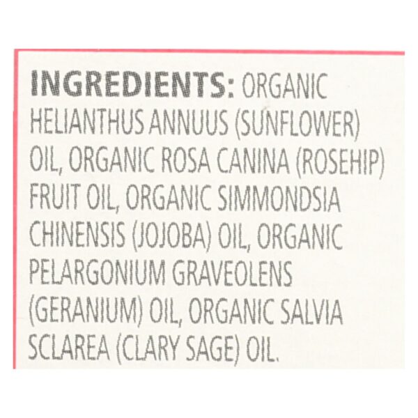 Aura Cacia - Organic Face Oil Serum - Rosehip - 1 Fl Oz - Image 2