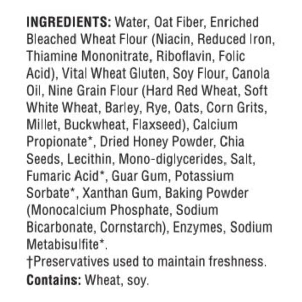 Tumaro's 8-inch 9 Grains And Seeds Carb Wise Wraps - Case Of 6 - 8 Ct - Image 2