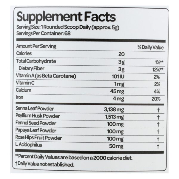 Health Plus - Super Colon Cleanse - 12 Oz - Image 2
