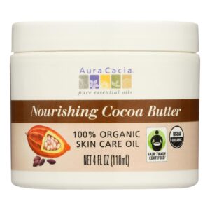 Aura Cacia - Organic Cocoa Butter - 4 Oz