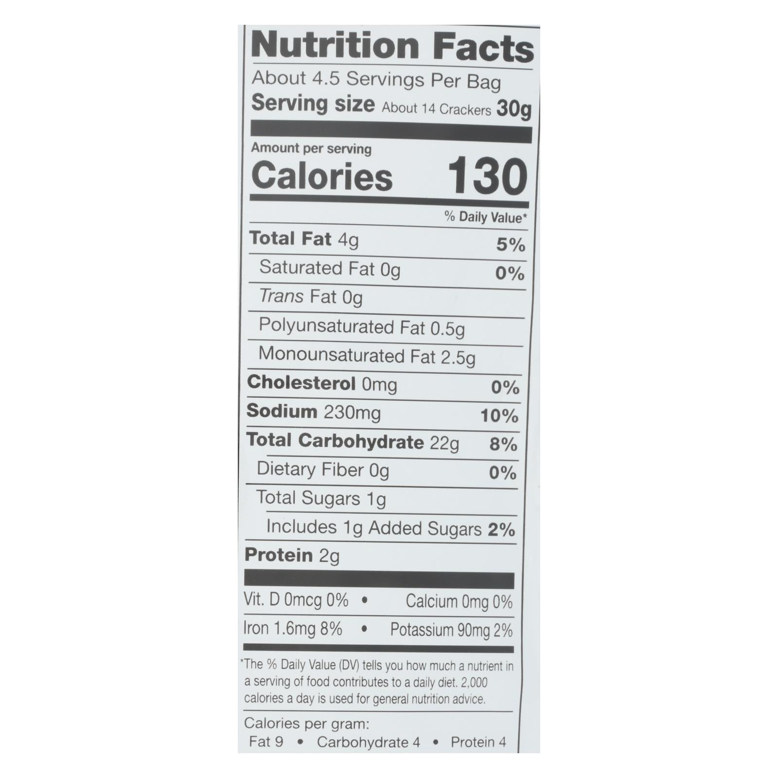 Miltons - Cracker Olive Oil Gluten Free - Case Of 12 - 4.5 Oz - Image 2