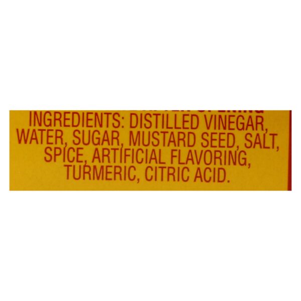 Mr. Mustard Sweet Hot Mister Mustard  - Case Of 6 - 7.5 Oz - Image 2