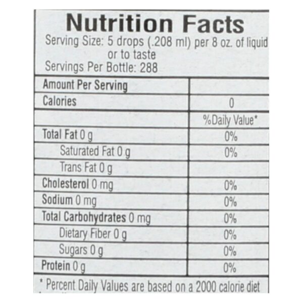 Sweet Leaf Sweet Drops Sweetener Steviaclear - 2 Fl Oz - Image 2
