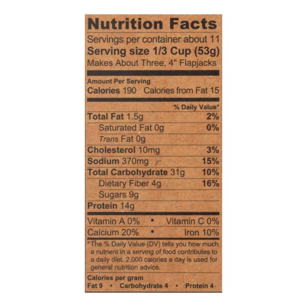 Kodiak Cakes Cinnamon Oat Power Cakes Flapjack & Waffle Mix - Case Of 6 - 20 Oz - Image 2