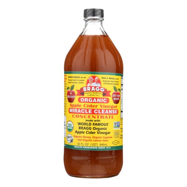 Bragg - Organic Apple Cider Vinegar - Miracle Cleanser Concentrate - Case Of 12 - 32 Fl Oz - Image 3