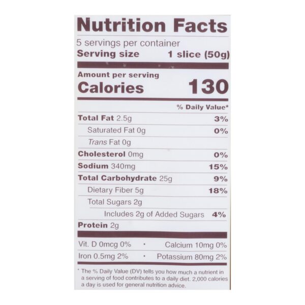 Schar - Bread Deli Style Seeded - Case Of 5 - 8.8 Oz - Image 2