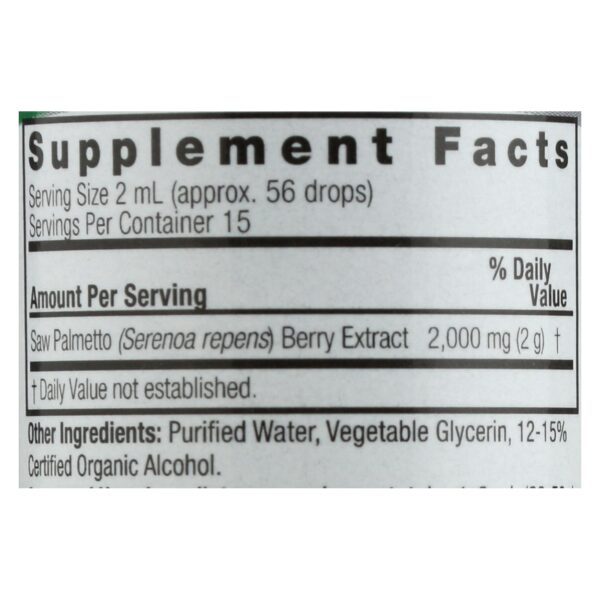 Nature's Answer - Saw Palmetto Berries - 1 Oz - Image 2
